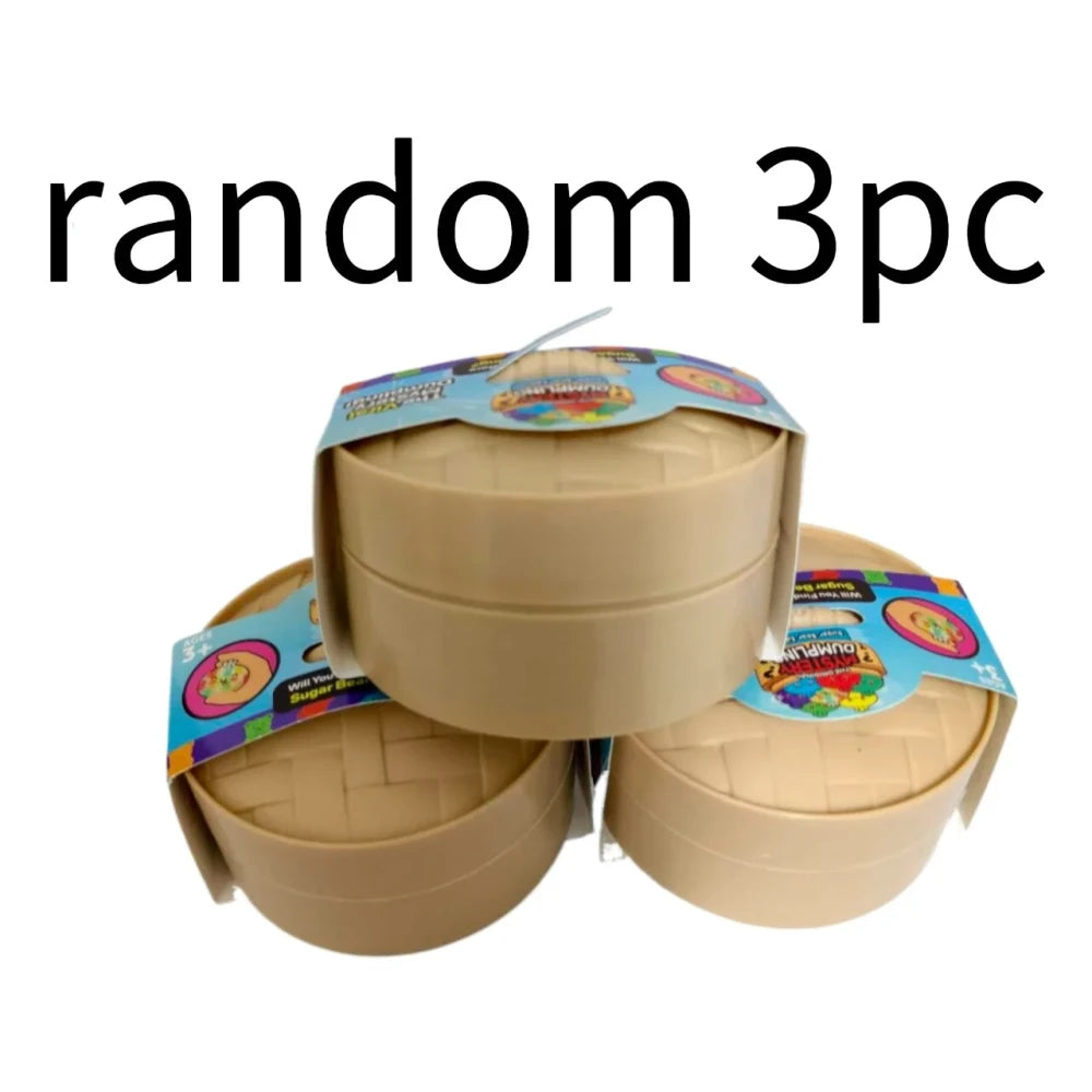 Colorful Dumpling Squishy Toy