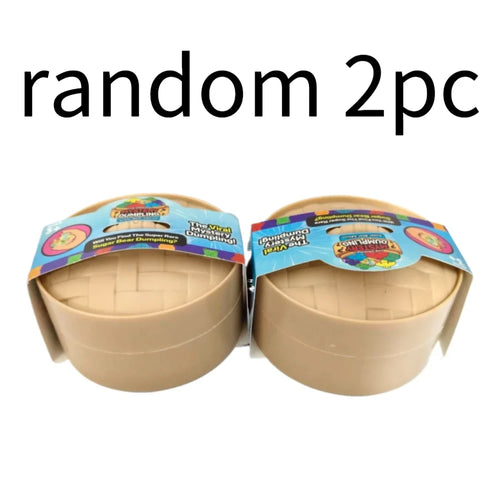 Colorful Dumpling Squishy Toy