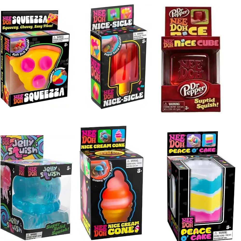 NeeDoh Nice Cube Squishy Sensory Toy for Focus
