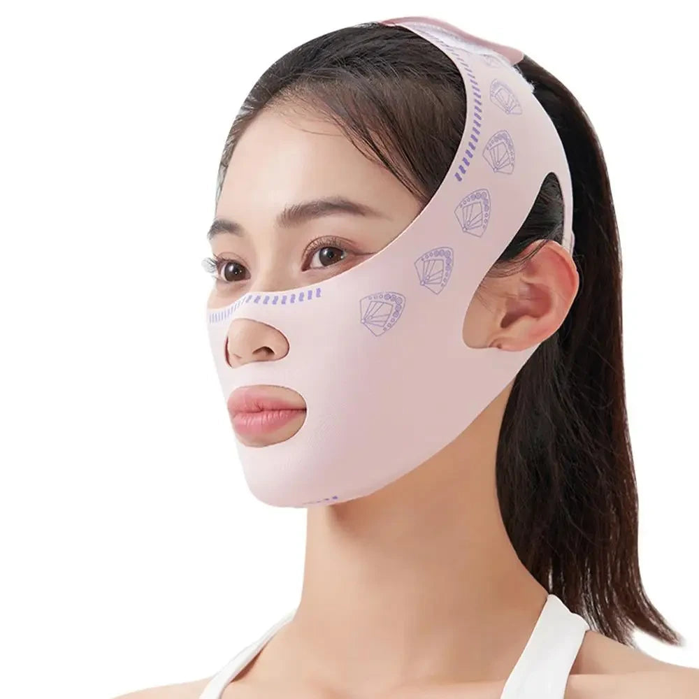 Pink Face Lifting Sleep Mask